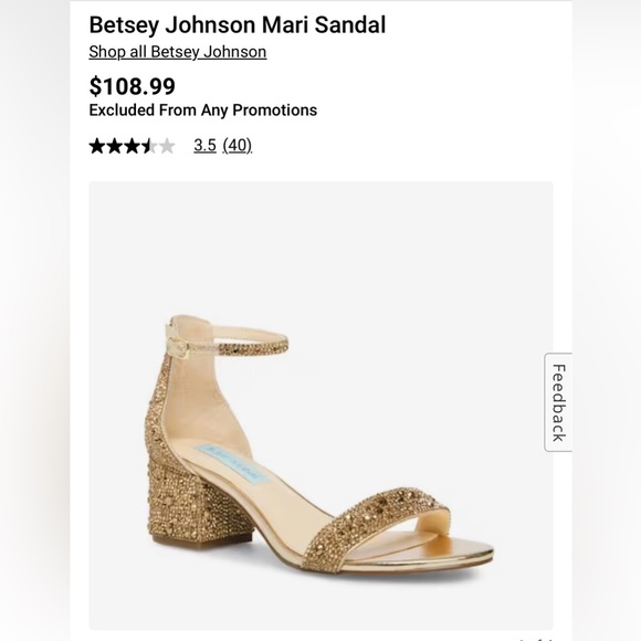 Betsey Johnson Mari Sandal - Picture 3 of 10